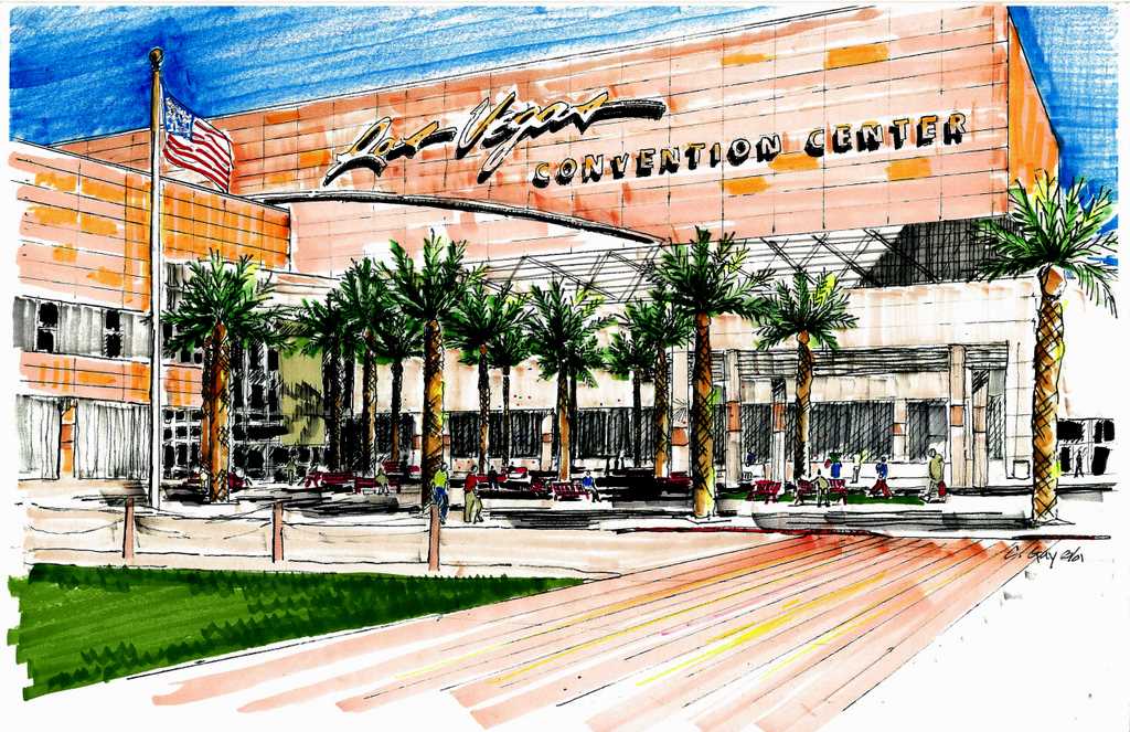 Las Vegas Convention Center, Las Vegas, Nevada copyright Clarified Design LLC, 2011